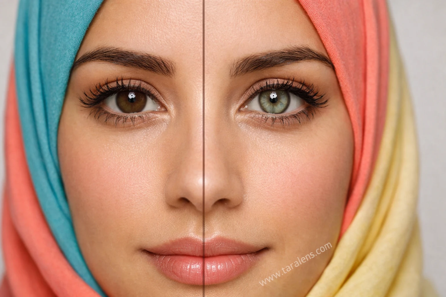 راهنمای جامع بهترین رنگ‌های لنز برای چشم‌های قهوه‌ای و تیره در سال ۲۰۲۶