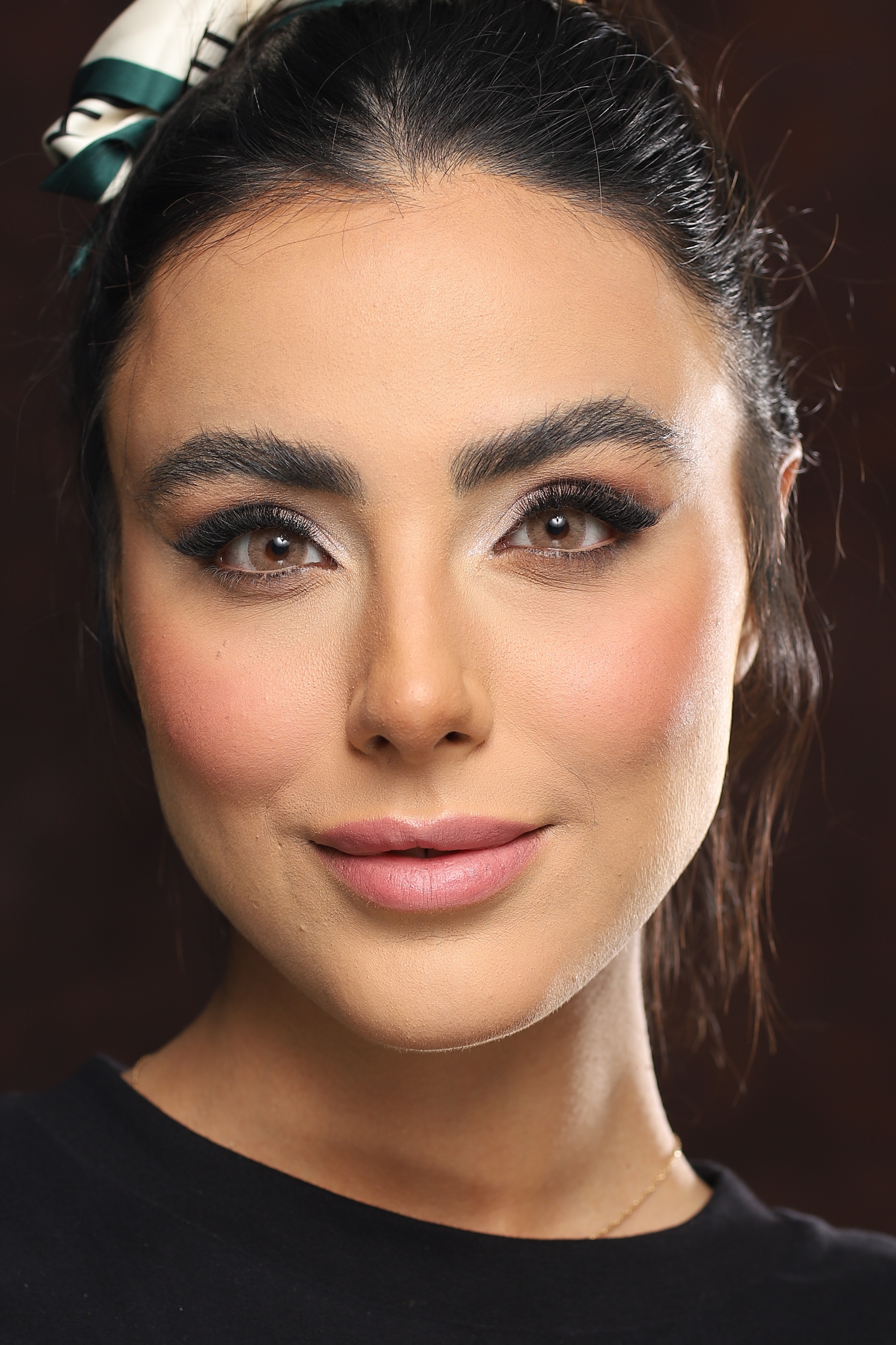 لنز رنگی رویال ویژن لاکچری براون ROYAL VISION LUXURY BROWN