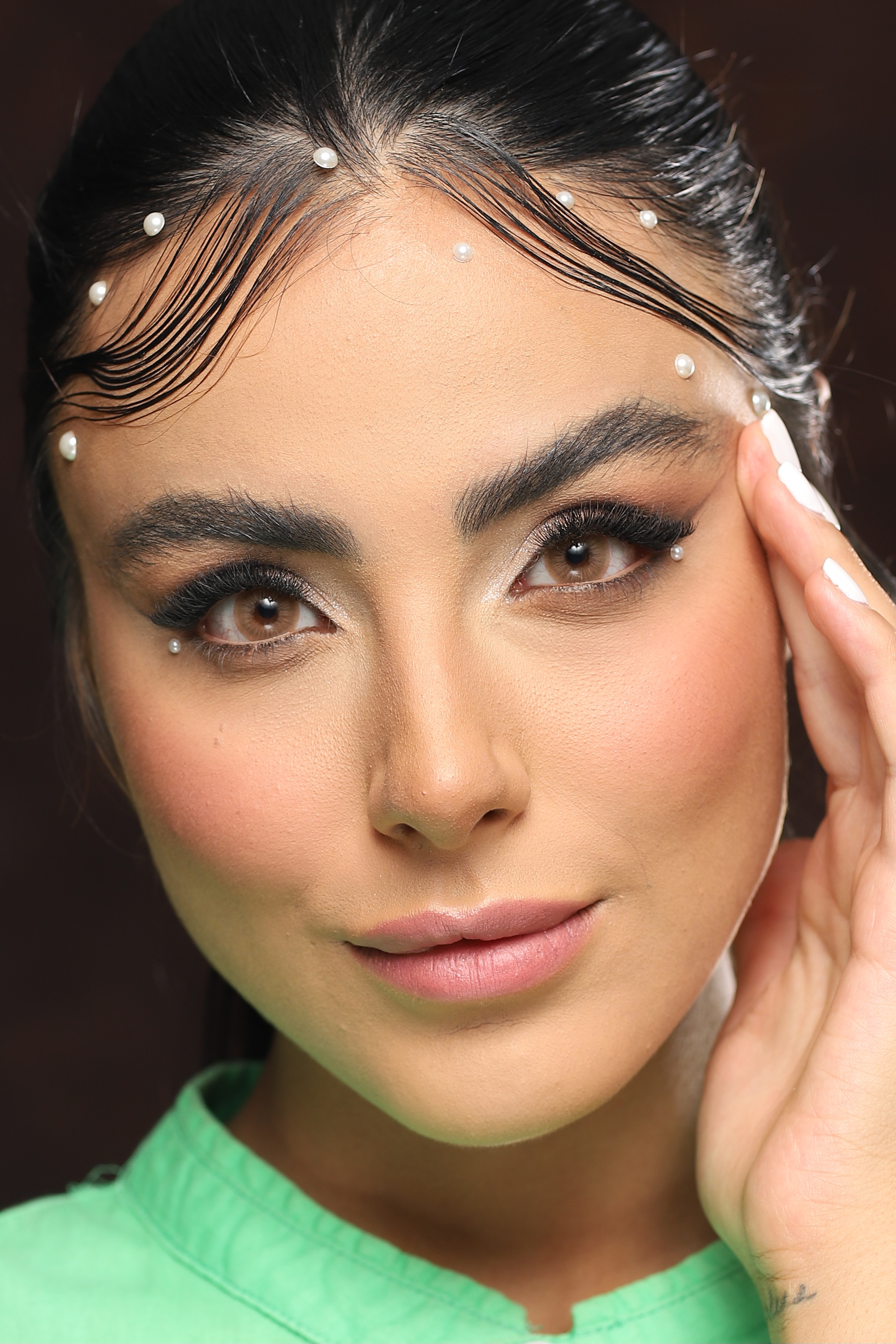 لنز رنگی رویال ویژن شنل براون ROYAL VISION CHANEL BROWN